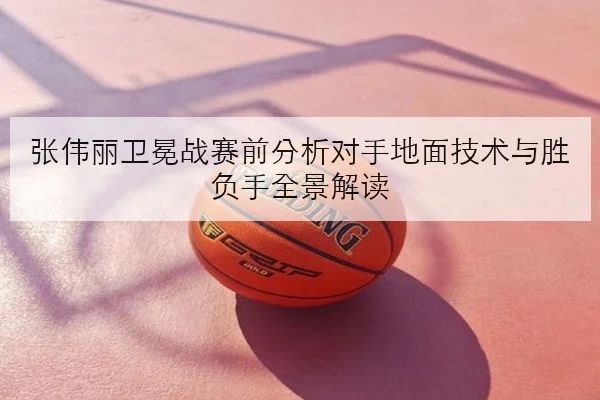 张伟丽卫冕战赛前分析对手地面技术与胜负手全景解读